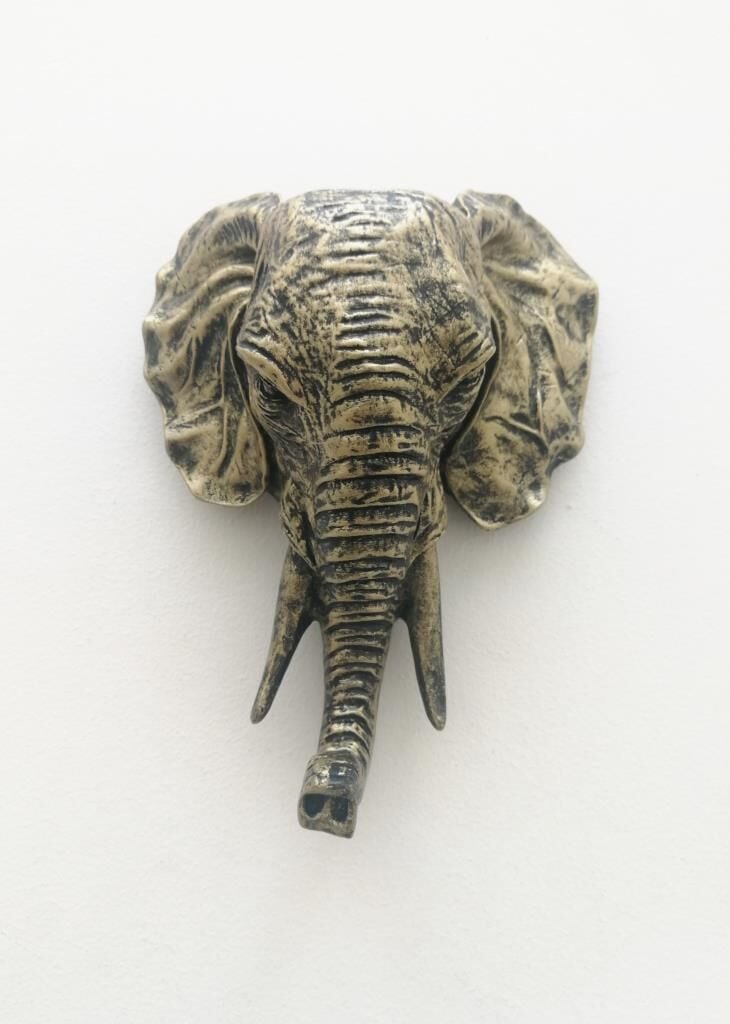 Dekoratif Fil Kafası Askılık Modern Duvar Dekoru Ev Dekorasyon Duvar Askılığı Antik