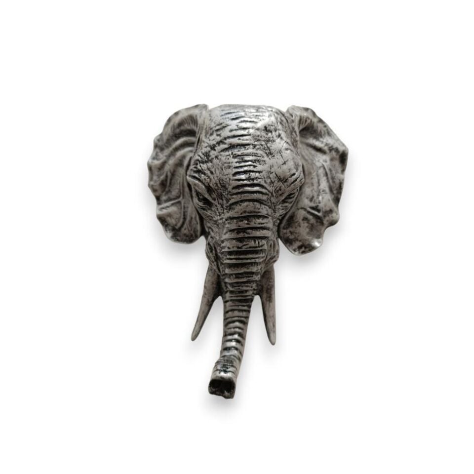 Dekoratif Fil Kafası Askılık Modern Duvar Dekoru Ev Dekorasyon Duvar Askılığı Antik