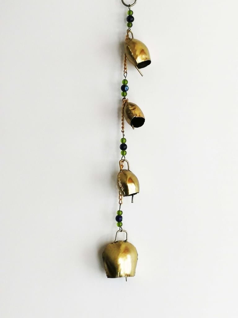 Dekoratif Dörtlü Çan Kapı Duvar Süsü