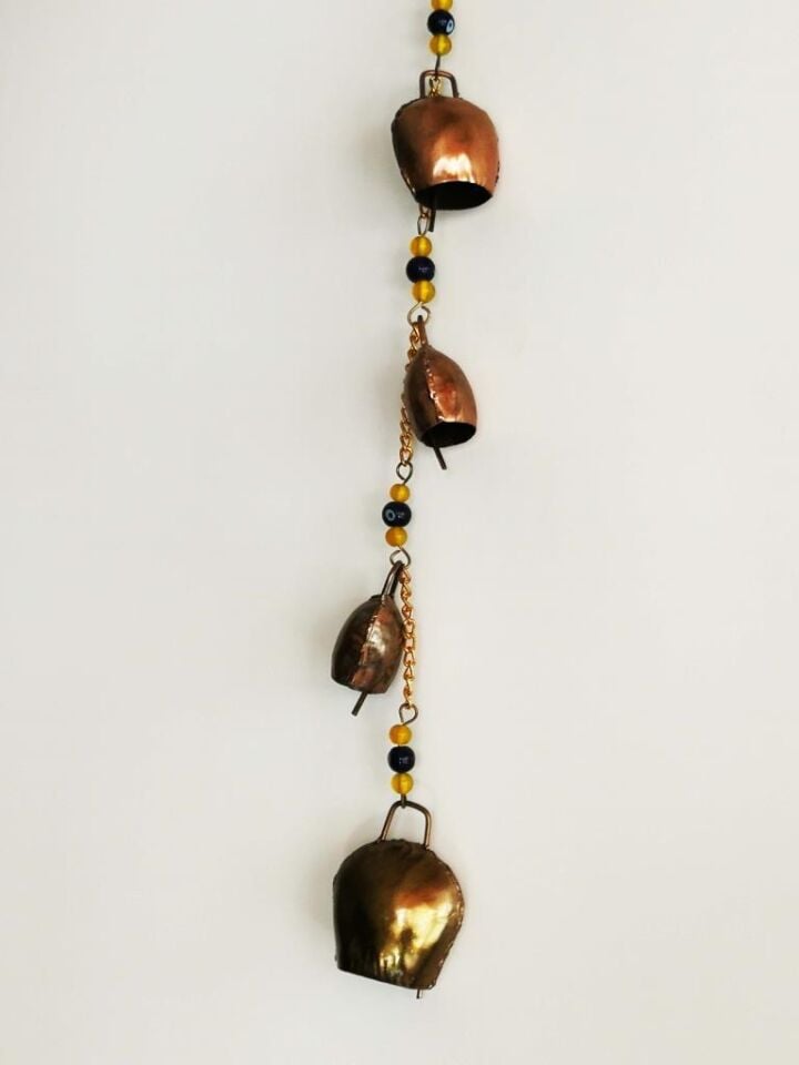 Dekoratif Dörtlü Çan Kapı Duvar Süsü