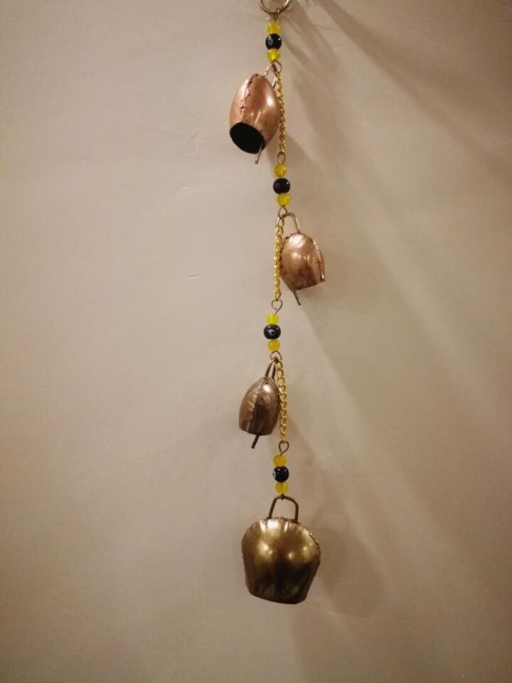 Dekoratif Dörtlü Çan Kapı Duvar Süsü