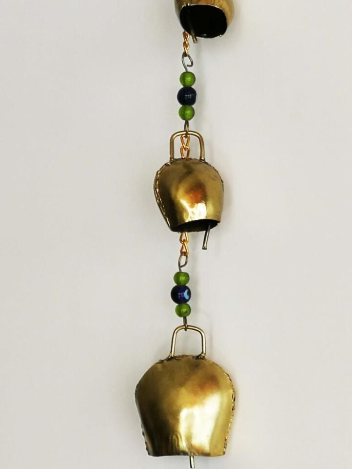 Dekoratif Dörtlü Çan Kapı Duvar Süsü