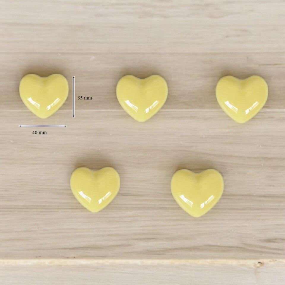 5 Adet Modern Kalp Kulp Bebek Çocuk Genç Odası Çekmece Dolap Mobilya Kulpu Beyaz