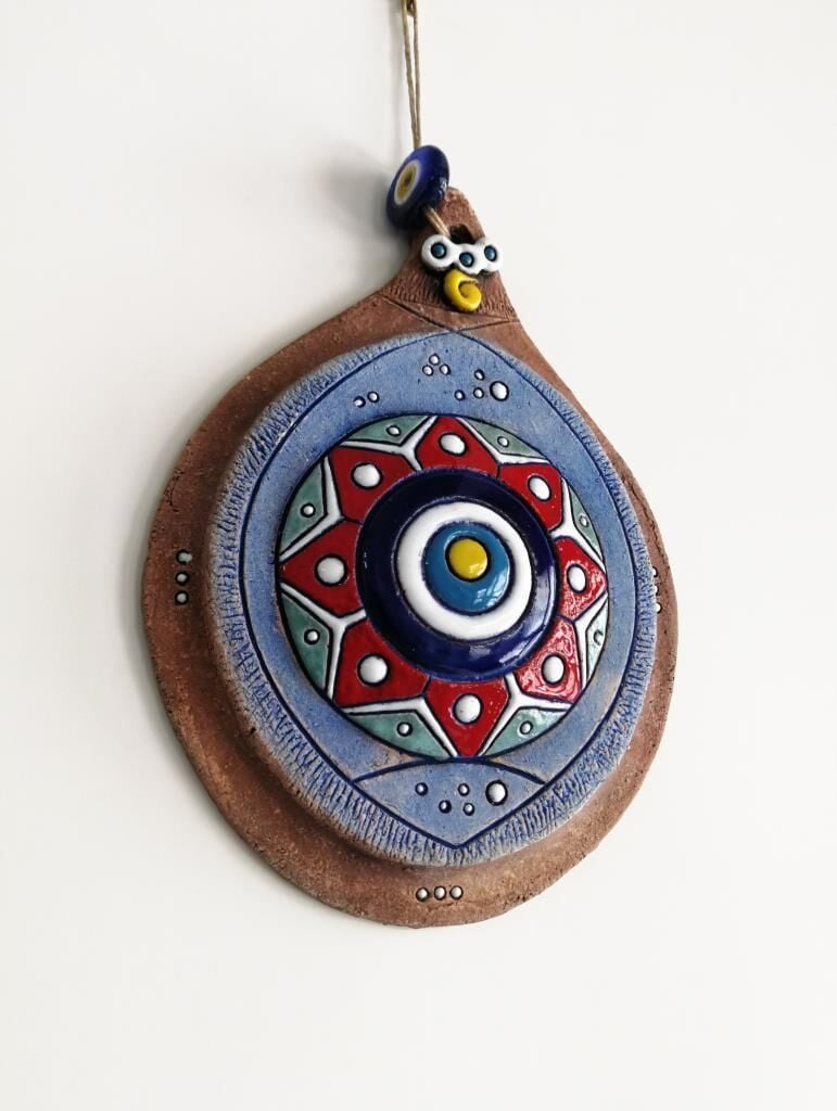 Özel Tasarım Seramik Nazarlık Duvar Süsü