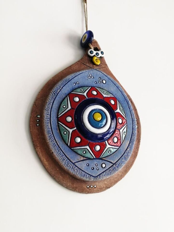 Özel Tasarım Seramik Nazarlık Duvar Süsü