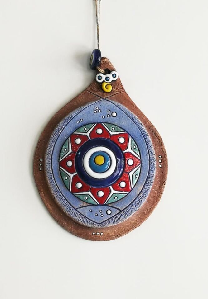 Özel Tasarım Seramik Nazarlık Duvar Süsü