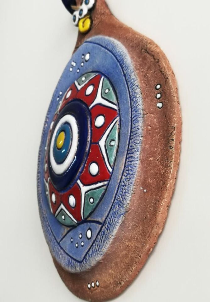 Özel Tasarım Seramik Nazarlık Duvar Süsü