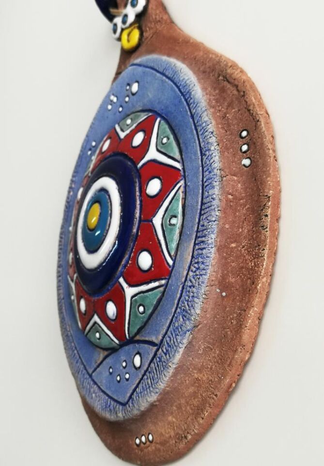 Özel Tasarım Seramik Nazarlık Duvar Süsü