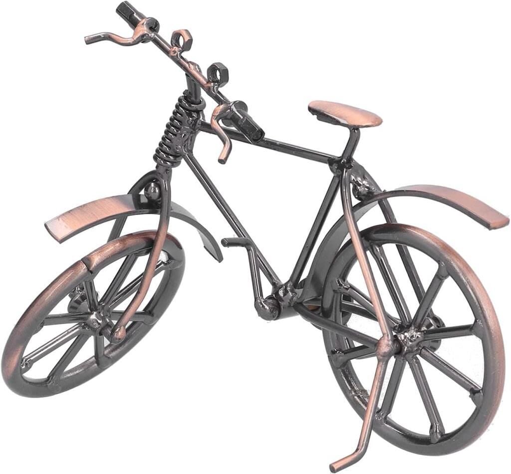 Dekoratif Metal Bisiklet Süsleri, Vintage Bisiklet Dekoru Retro Bisiklet Figürleri Küçük Masaüstü El Sanatları Ev Ofis Dekorasyonu