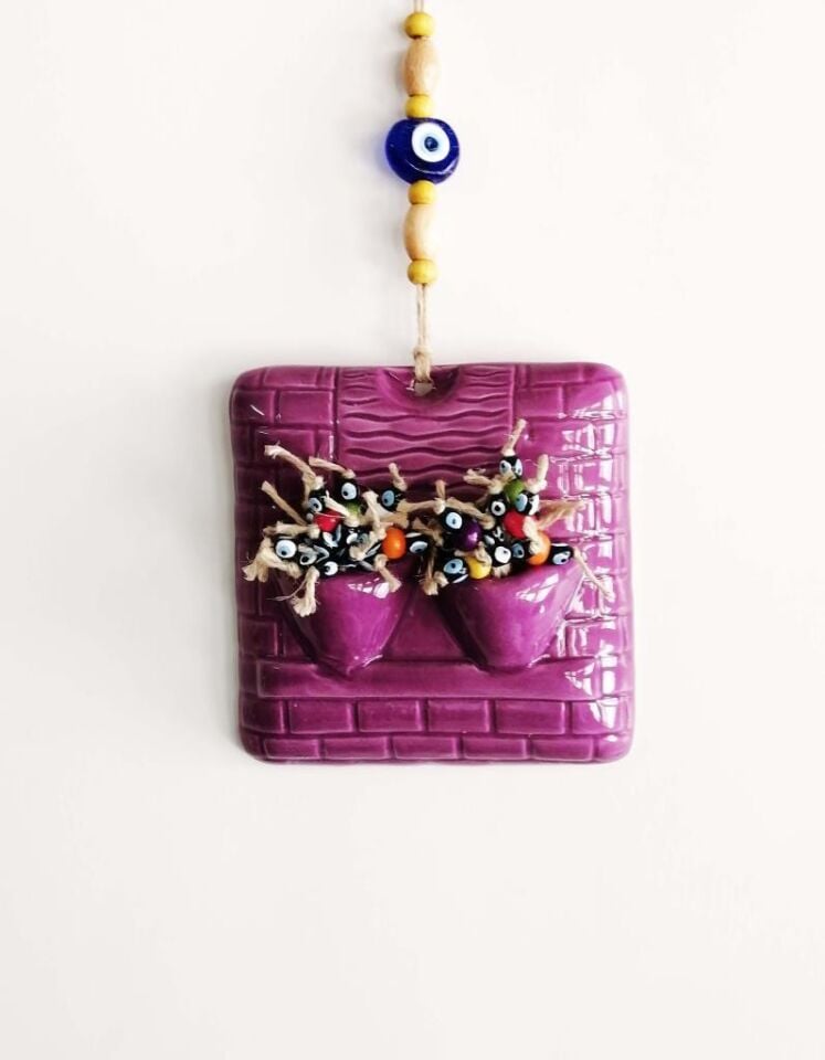 Dekoratif Askılı Duvar Süsü Nazarlık