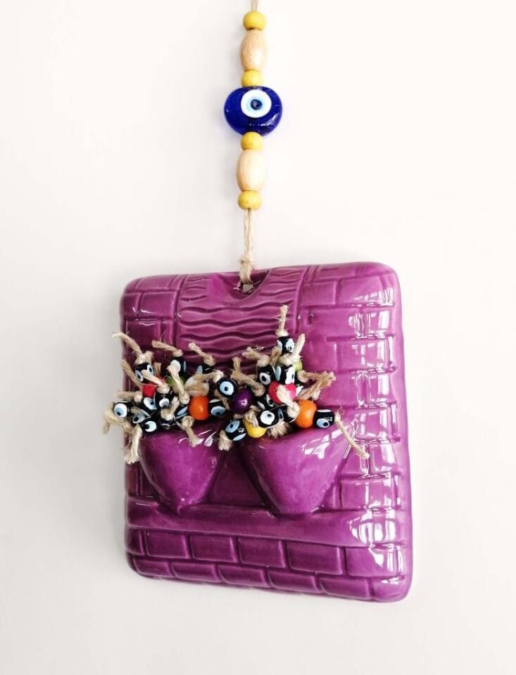 Dekoratif Askılı Duvar Süsü Nazarlık