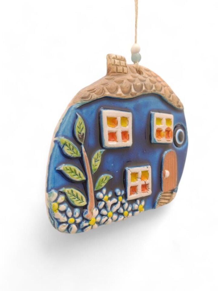 Seramik Ev El İşi Duvar Süsü Dekoratif Nazarlık