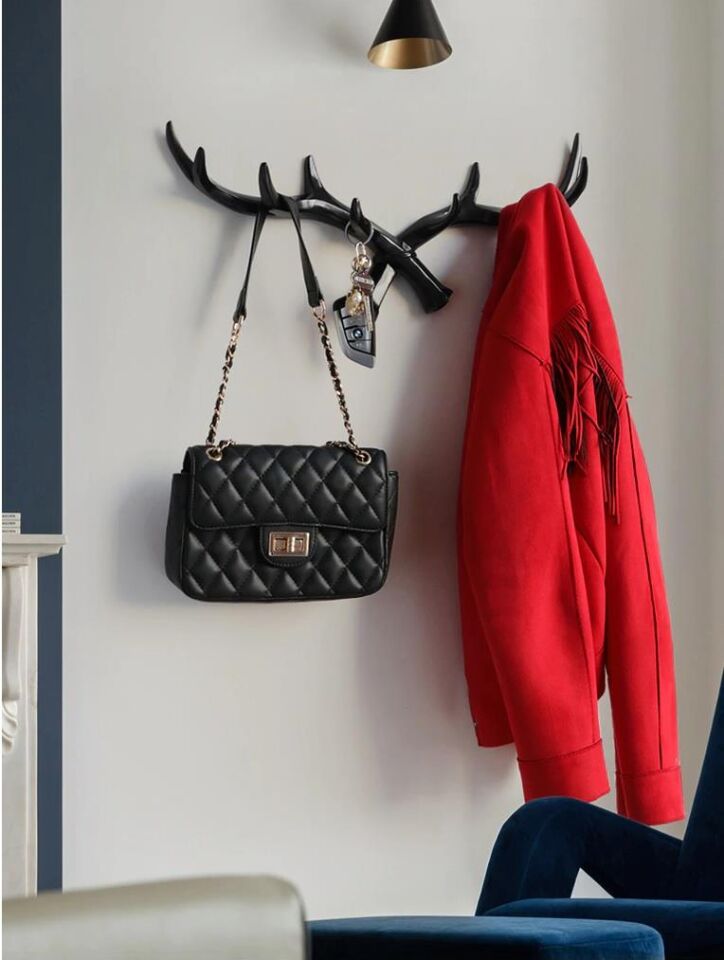 Dekoratif Modern Duvar Askılık Geyik Boynuzu Duvar Dekor Askı