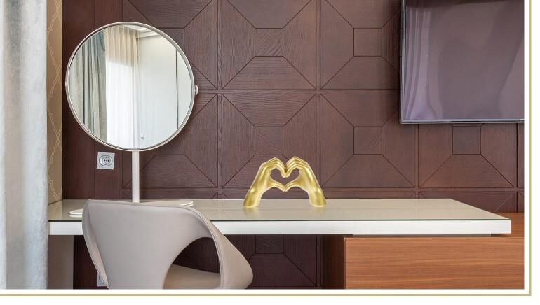 Dekoratif Modern İskandinav Tarz Kalp El Heykel Ev Dekorasyon Aşk Sevgili Hediye