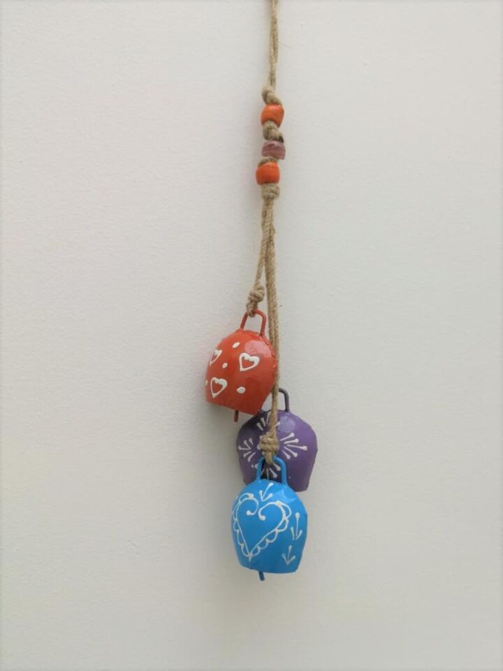 Üçlü Renkli Çan Dekoratif Kapı ve Duvar Süsü