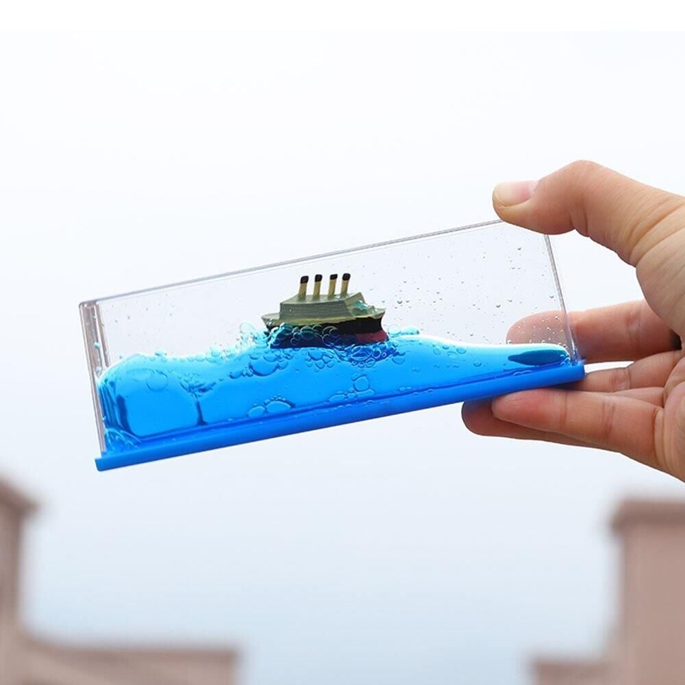 Dekoratif Titanik Yolcu Gemisi Sıvı Dekorasyon Ev Ofis Masa Dekoru Hediyelik