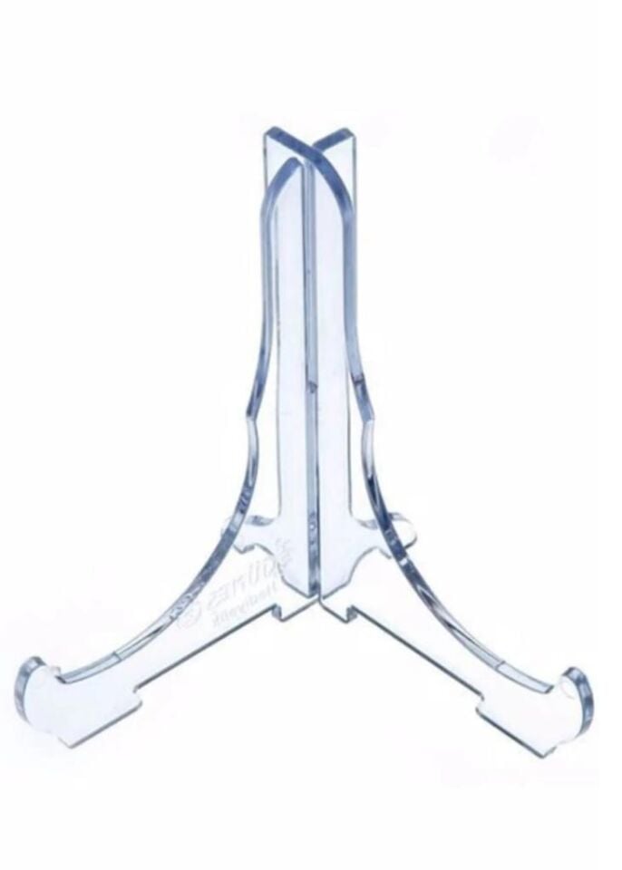 Geçmeli Teşhir Ayağı Stand Fotoğraf Tablo Çerçeve Ayağı Kalın Sunum Ayağı 10x12 cm