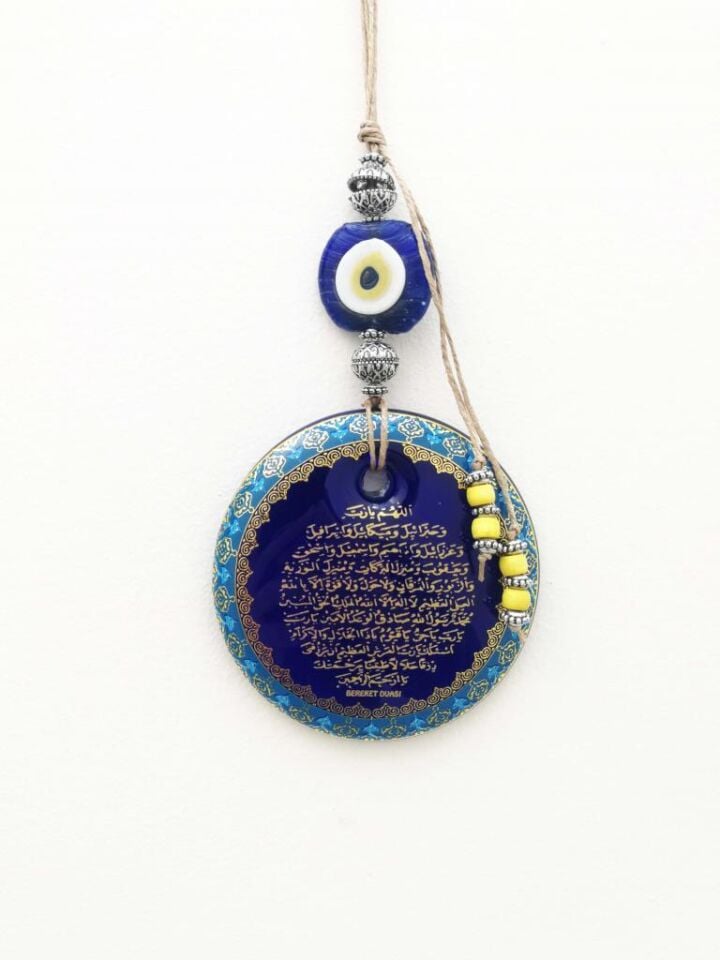 Bereket Duası Nazar Boncuklu Hediyelik Duvar Süsü