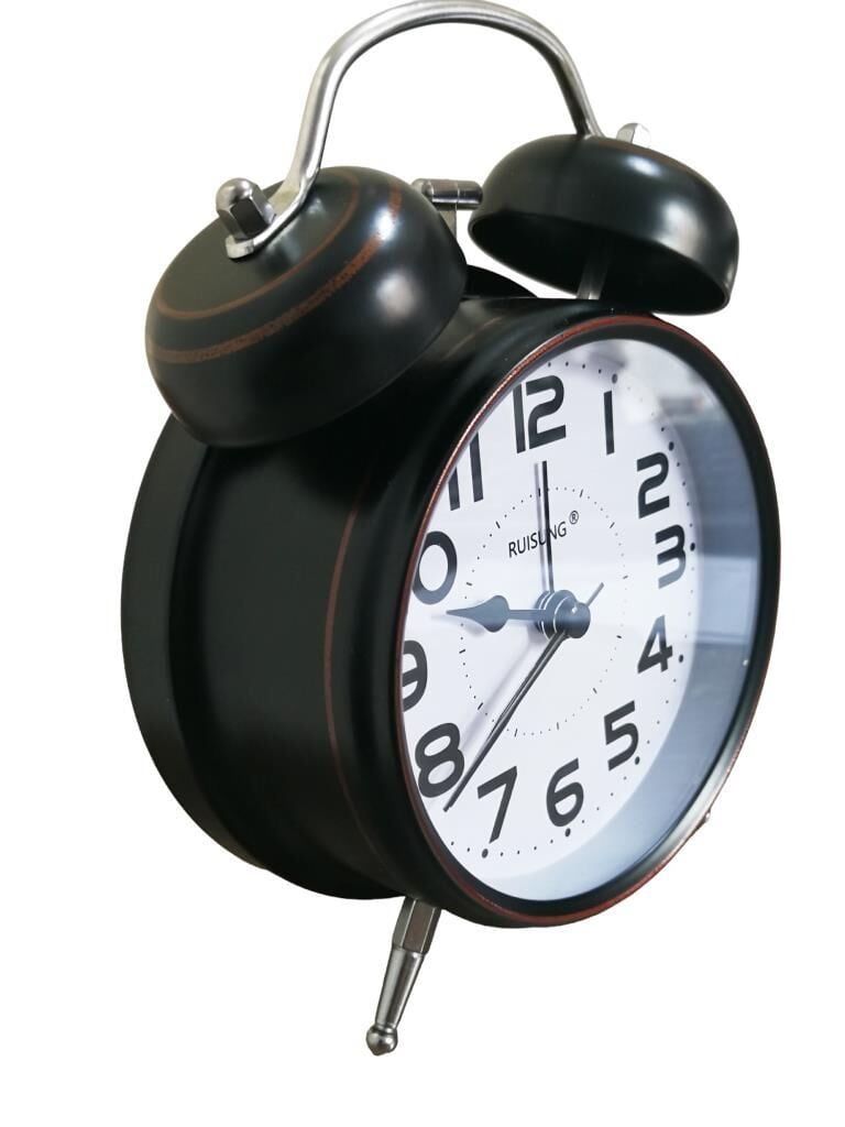 Dekoratif Çalar Saat Ofis Ev Aksesuar Nostaljik Işıklı Masa Saati