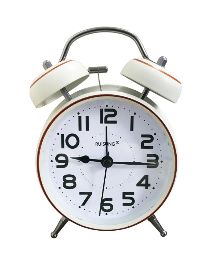 Dekoratif Çalar Saat Ofis Ev Aksesuar Nostaljik Işıklı Masa Saati