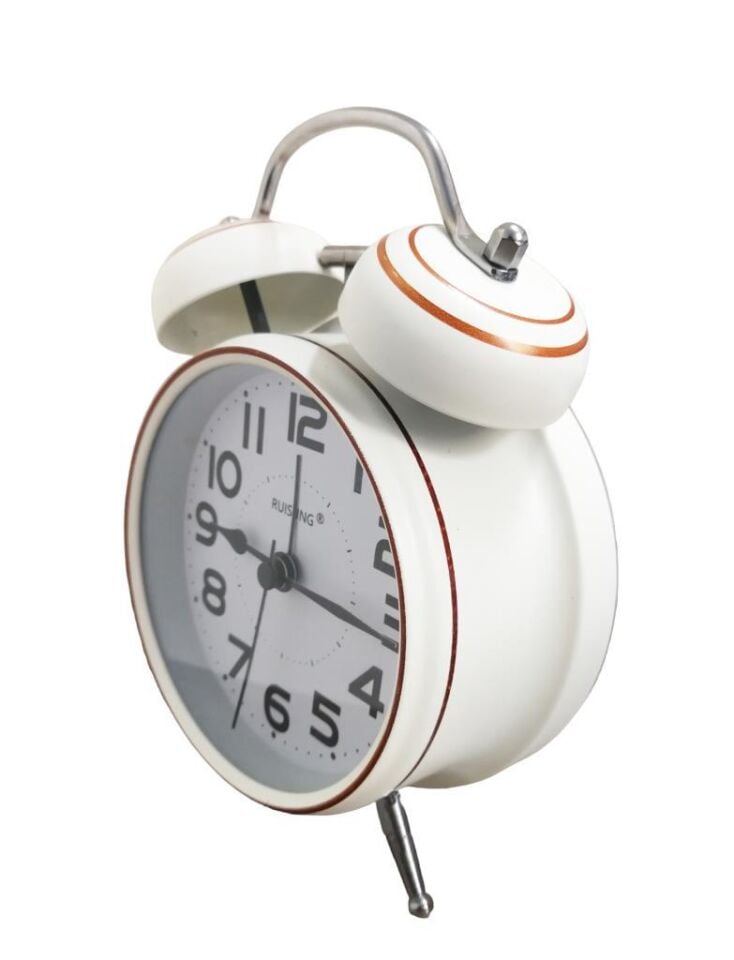 Dekoratif Çalar Saat Ofis Ev Aksesuar Nostaljik Işıklı Masa Saati