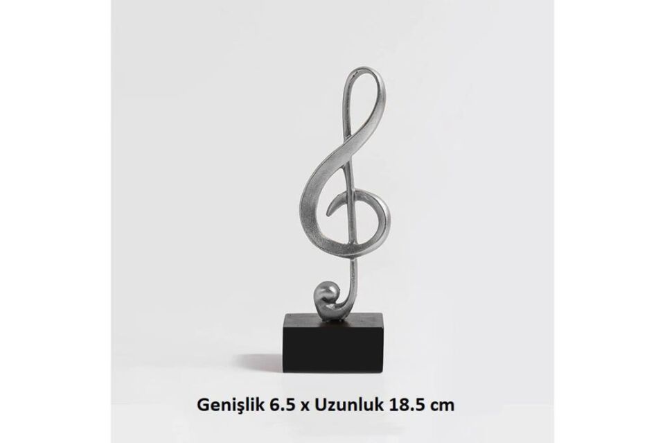 Ev Dekor Sol Anahtarı Dekoratif Sanat Nota El Sanatları Oturma Odası Masa Süsleri