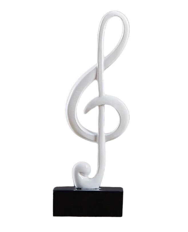 Ev Dekor Sol Anahtarı Dekoratif Sanat Nota El Sanatları Oturma Odası Masa Süsleri