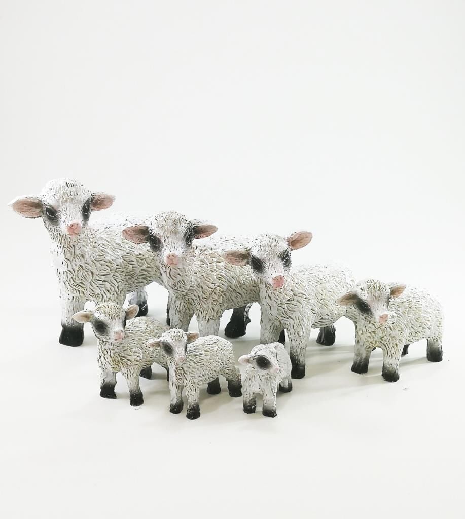 Yedili Koyun Dekoratif Biblo