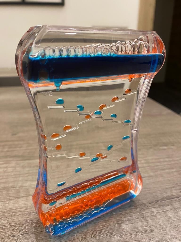 Sıvı Kum Saati Masa Dekoru Hediye Dekorasyon