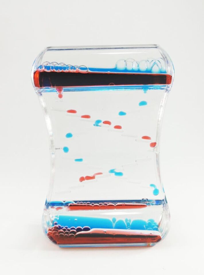 Sıvı Kum Saati Masa Dekoru Hediye Dekorasyon