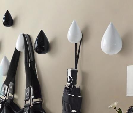 Damla Şekilli Tek Duvar Askılık Modern Dekor Askı Duvar Süsü