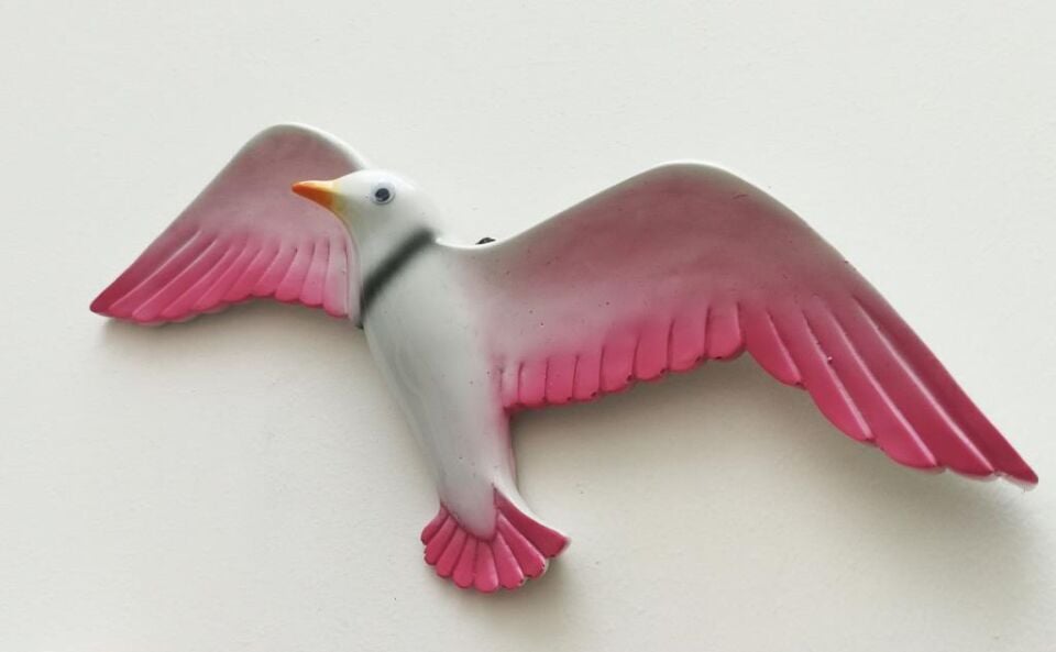 Dekoratif İkili Martı Çifti Duvar Süsü Kuş Ev Dekoru