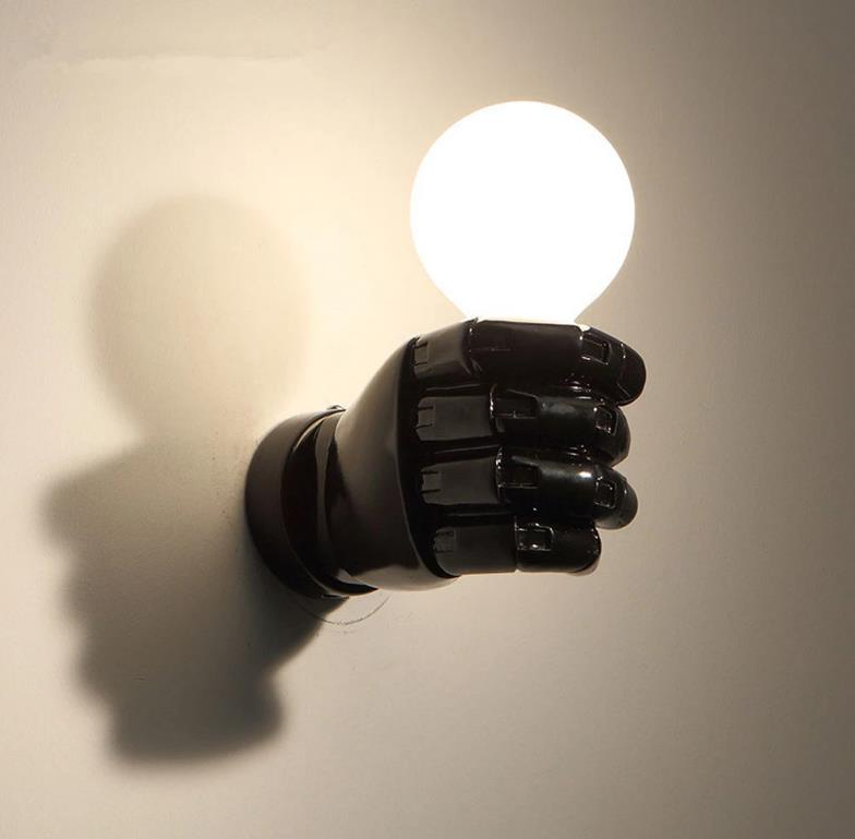 Sağ El Duvar Lambası Aplik Duvar Aydınlatma Ev Bahçe Dekorasyon