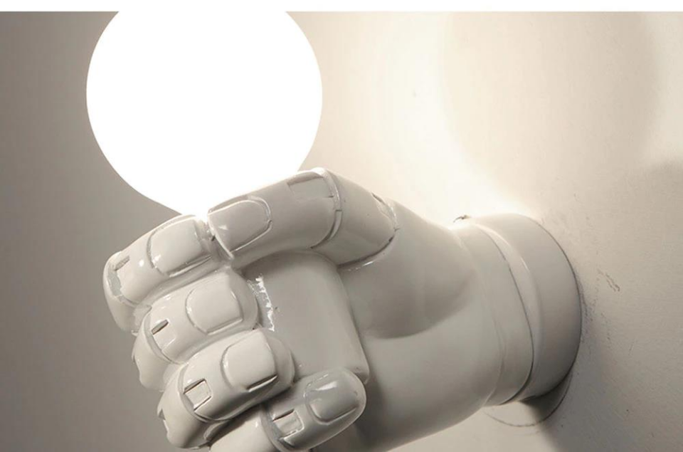 Sağ El Duvar Lambası Aplik Duvar Aydınlatma Ev Bahçe Dekorasyon