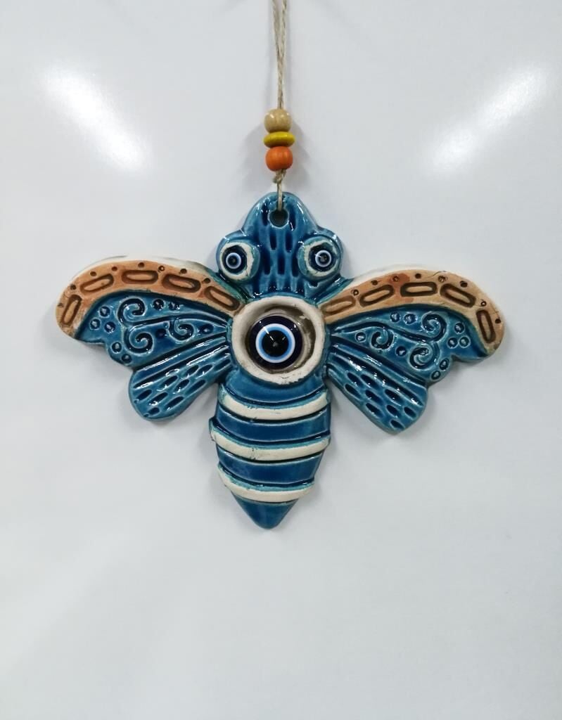 Seramik Yusufcuk Figürlü Dekoratif El İşi Duvar Süsü Nazarlık