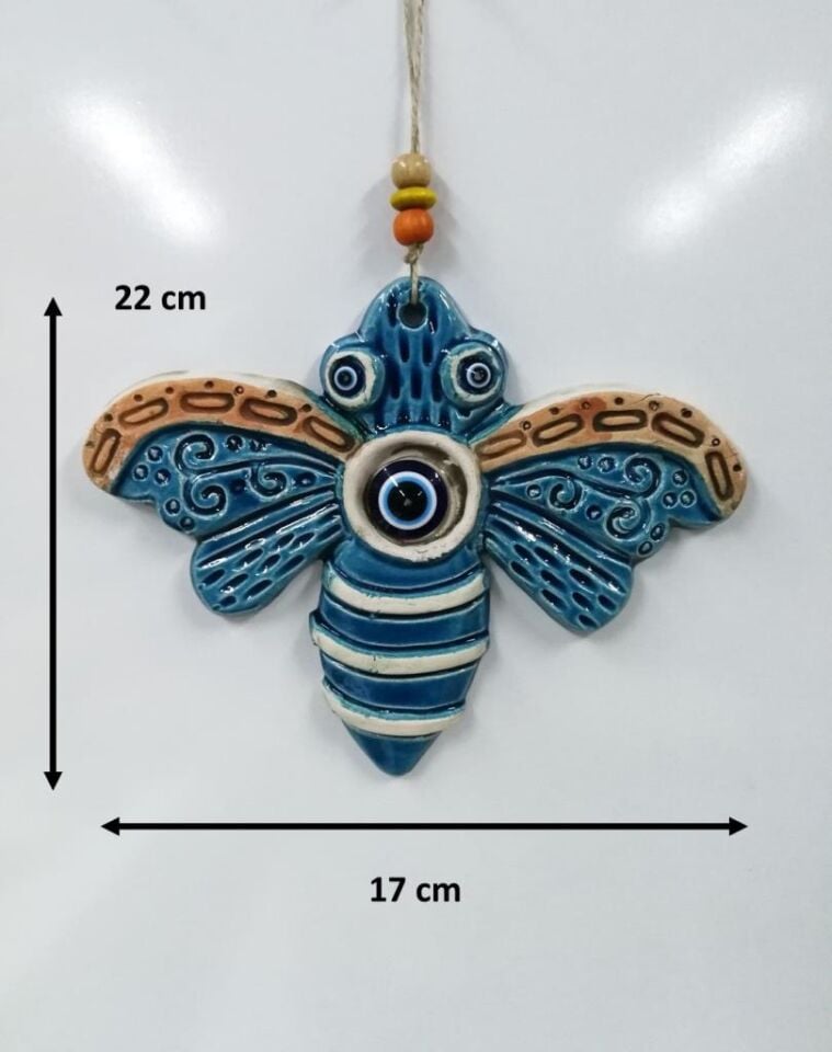 Seramik Yusufcuk Figürlü Dekoratif El İşi Duvar Süsü Nazarlık