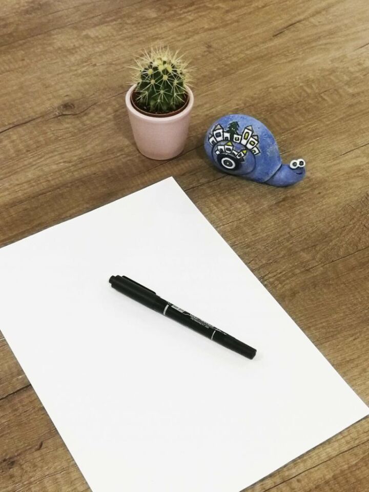 Özel Tasarım Mini Salyangoz Seramik Kabartmalı Biblo