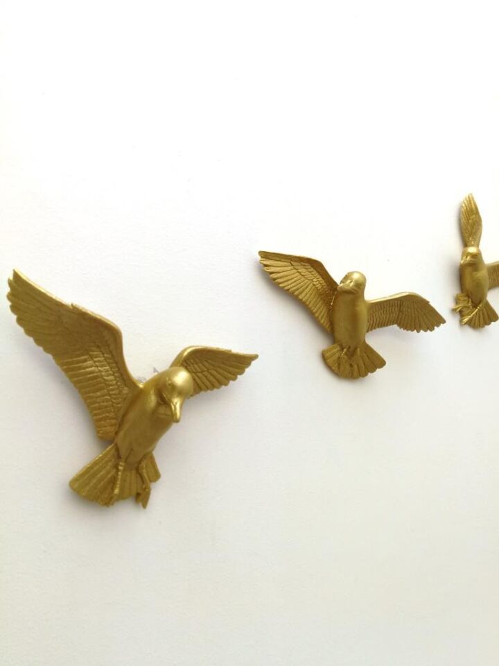 Üçlü Kuş Duvar Süsü Dekoratif Üçlü Martı