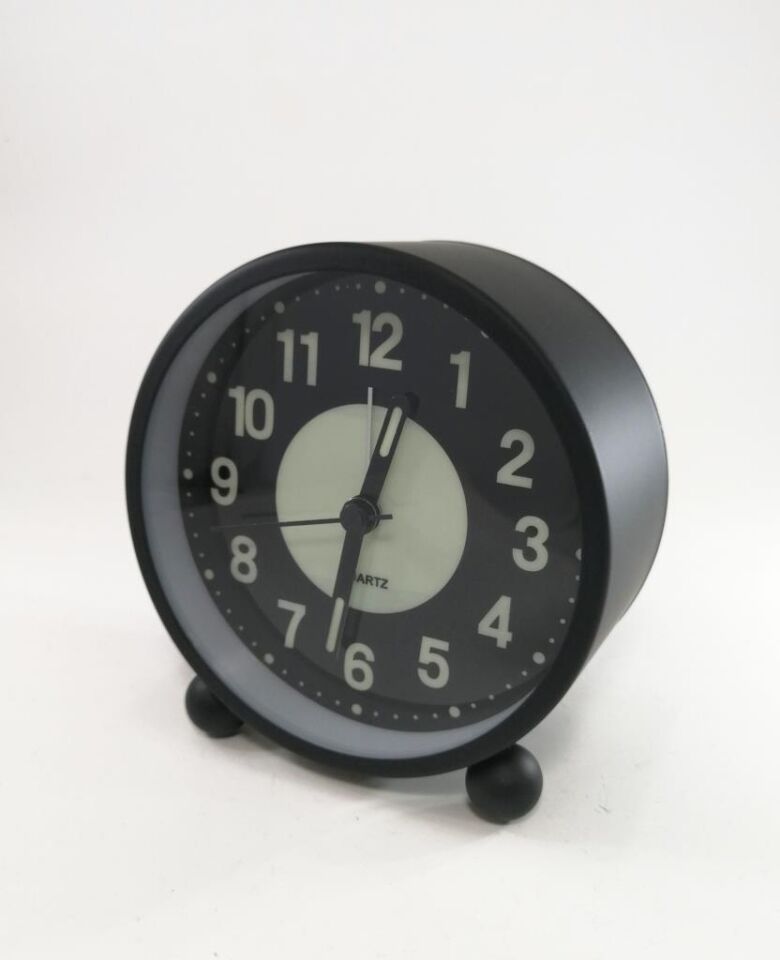 Dekoratif Çalar Saat Ev Ofis Aksesuar Fosforlu ve Işıklı Masa Saati