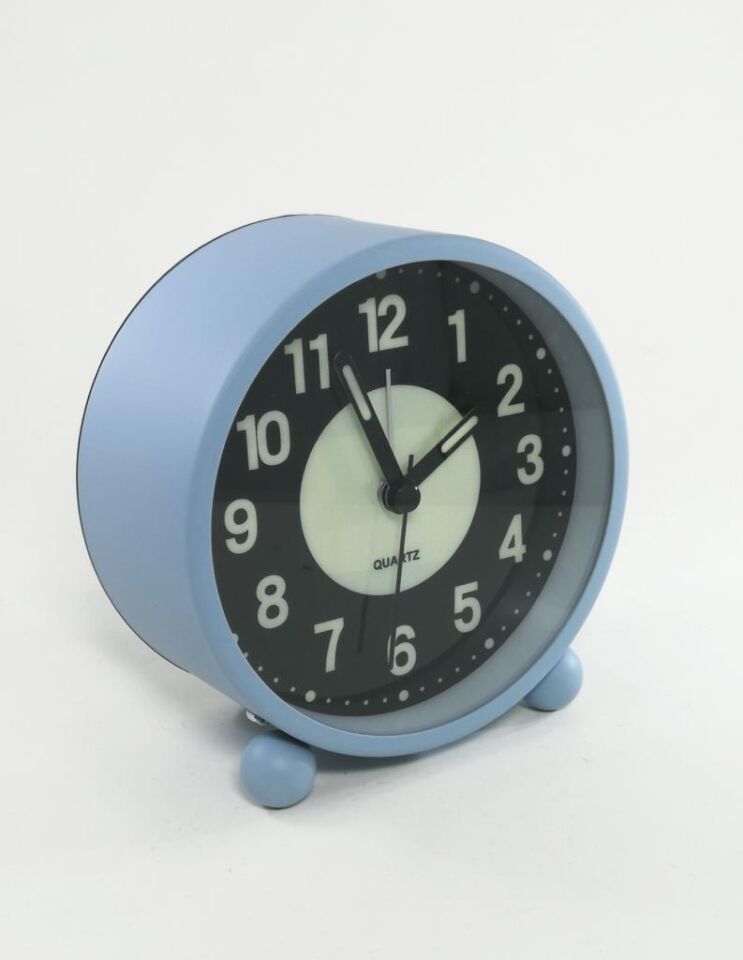 Dekoratif Çalar Saat Ev Ofis Aksesuar Fosforlu ve Işıklı Masa Saati