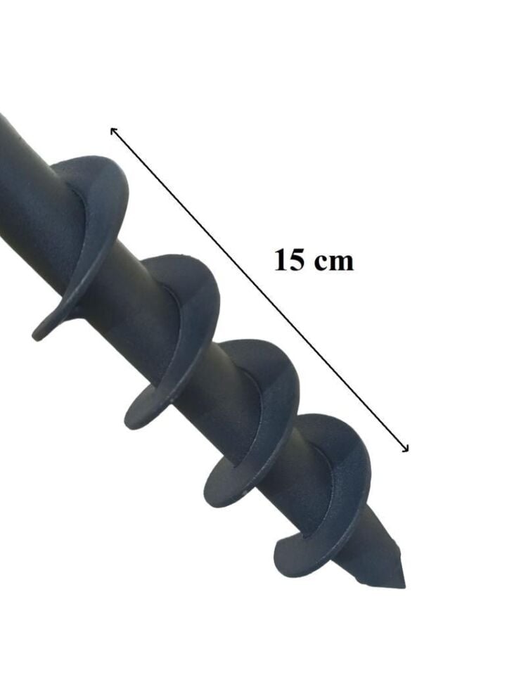 Plaj Şemsiye Sabitleme Kazığı Metal Burgulu Kazığı Güçlü Plaj Şemsiyesi Direk Sabitleyici