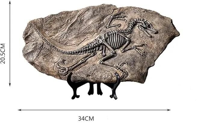 Vintage T Rex Dinozor Fosil Reçine Heykeli Retro Tarzda Minyatür Kapalı Alan Dekorasyonu ve Koleksiyon Parçası Eşsiz Hediyelik ve Hatıra Objeleri