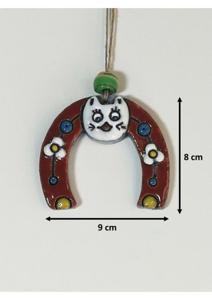 Özel Tasarım Mini Nal Nazarlık Seramik Duvar Süsü