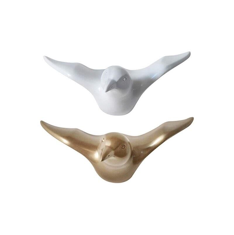 Dekoratif Tekli Kuş Modern Duvar Askılık Ev Dekorasyon Kuş Duvar Dekoru