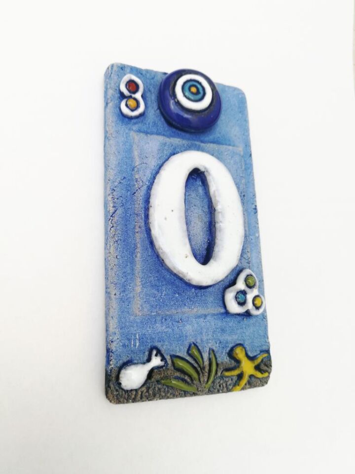 Özel Tasarım  Seramik 0 Kapı Numarası Kapı Önü Aksesuar