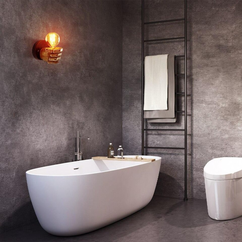 Sol El Duvar Lambası Aplik Duvar Aydınlatma Ev Bahçe Dekorasyon