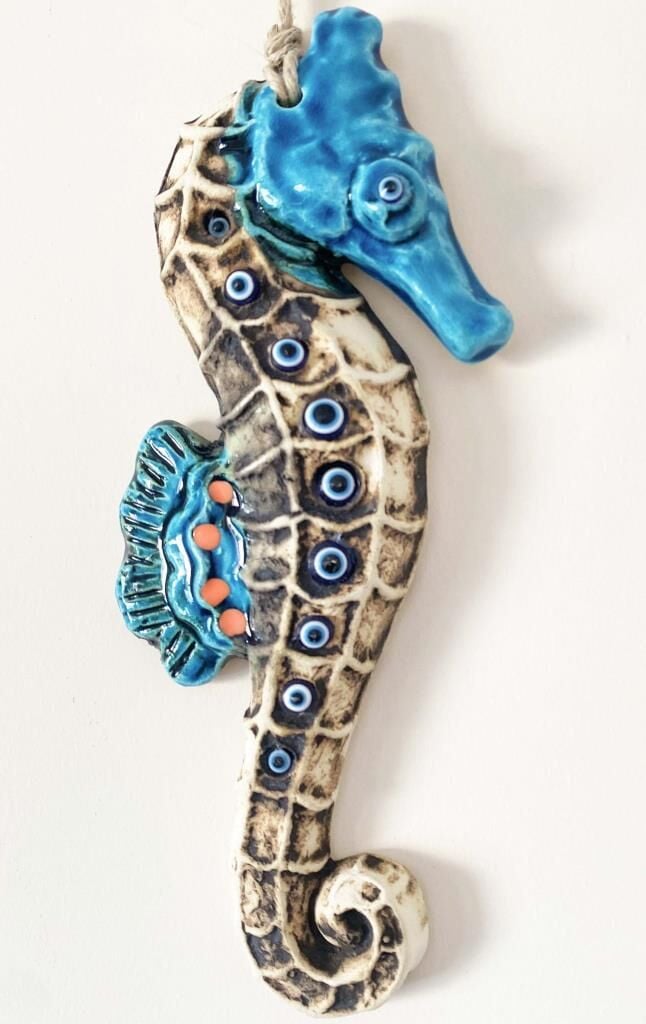 Seramik Denizatı Dekoratif Hediyelik Duvar Süsü