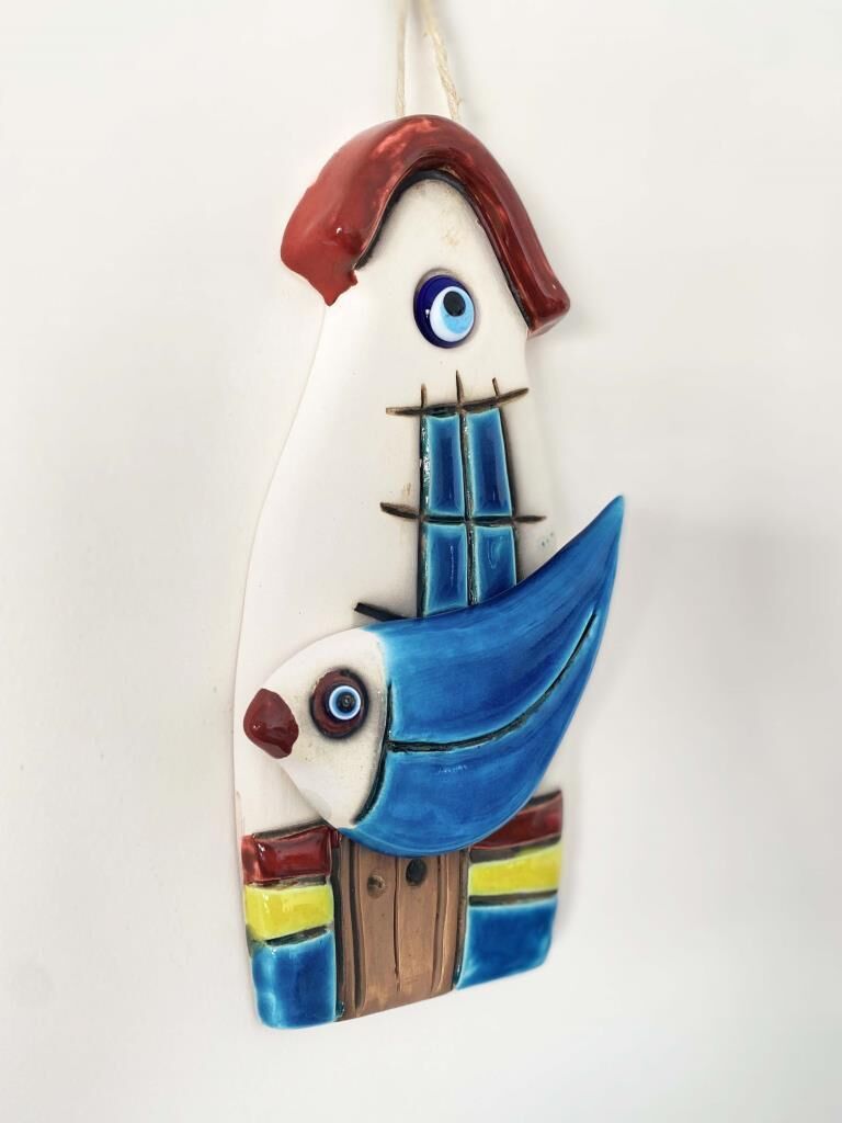 Seramik Masal Ev Dekoratif Duvar Süsü