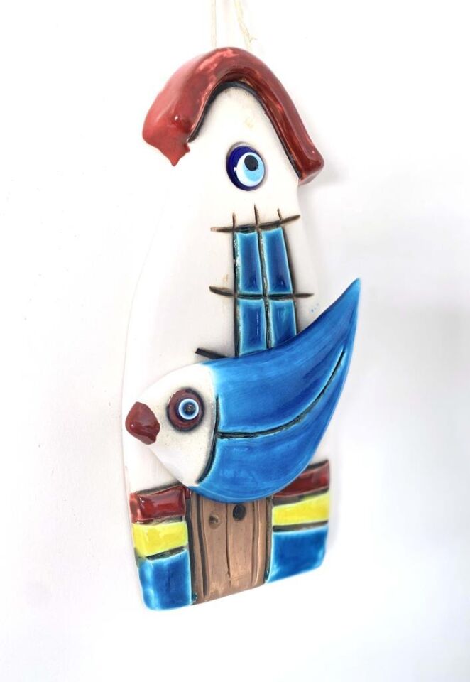 Seramik Masal Ev Dekoratif Duvar Süsü