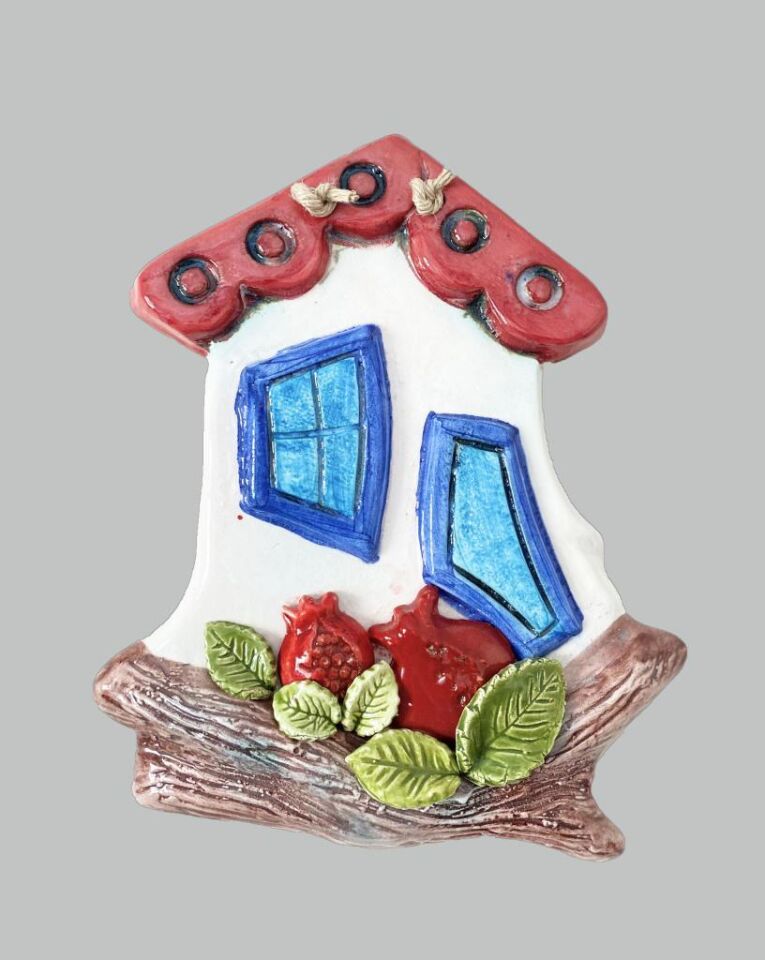 Seramik Şans Evi Dekoratif Duvar Süsü